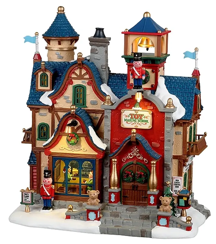 Lemax 25927 Toy Making School Playset – Battery-Operated, 4.5V Educational Kit 1