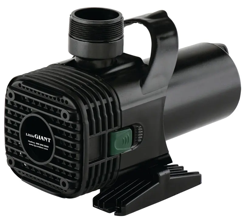 Little Giant 566727 Wet-Rotor Submersible Pump – 115V, 3-Amp, 2" Port, 5550 Gph, Dual Horizontal/Vertical Mounting 1