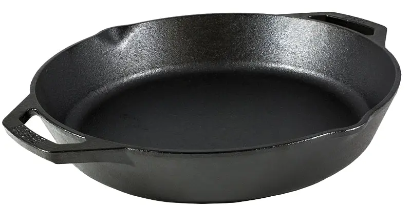 Lodge Pre-Seasoned Cast Iron Skillet – 12-Inch Dual-Handle Pan With Durable Black Finish 1