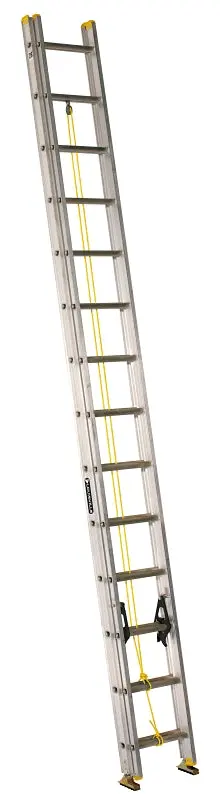 Louisville Ae3228 Aluminum Extension Ladder – 27 Ft 7 In Reach, 250 Lb Capacity, 28-Step Design 1