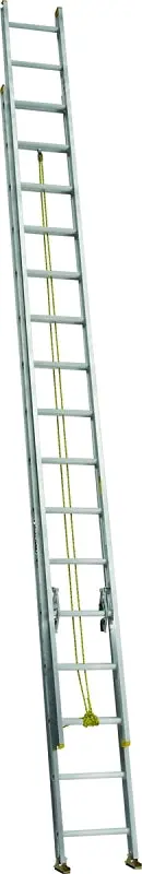 Louisville Ae3232 Aluminum Extension Ladder – 379 In (31.6 Ft) Height Capacity, 250 Lb Load Limit 1
