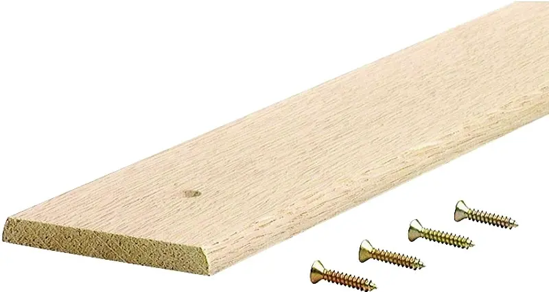 M-D Building Products 85100 Oak Seam Binder – 72" Long × 3" Wide, Unfinished Smooth Wood Strip 1