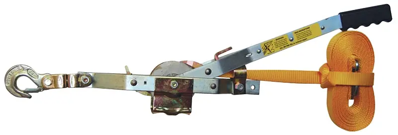Maasdam Ws-25 Strap Puller – 1-Ton Capacity, 25 Ft Cable, 10 Ft Lift Height 1