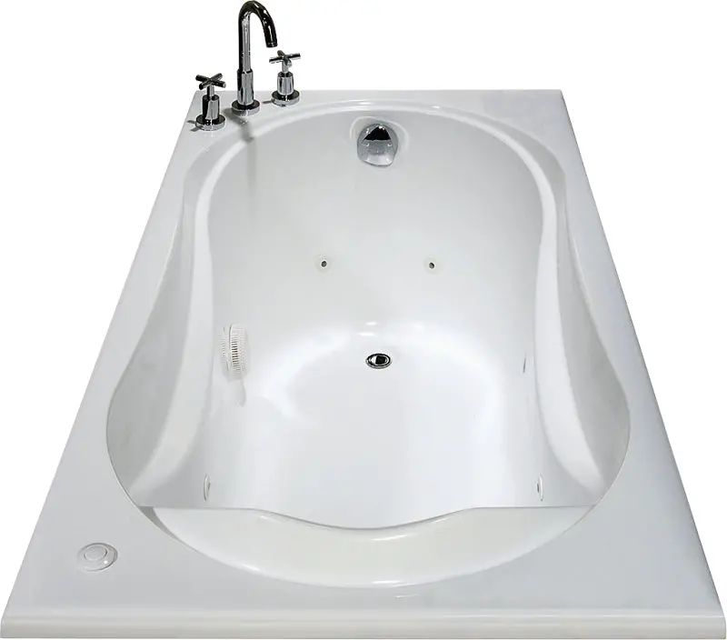 Maax Cocoon 6032 Acrylic Bathtub – 59-7/8 In L X 31-7/8 In W X 20-1/2 In H, White Finish 1