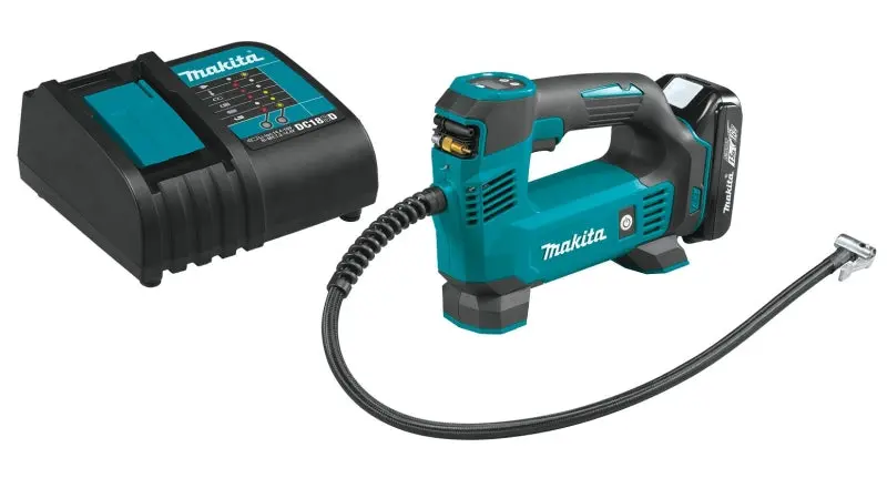 Makita Dmp180Syx 18V Cordless Inflator Kit – 120 Psi Max, 25.5-Inch Hose 1