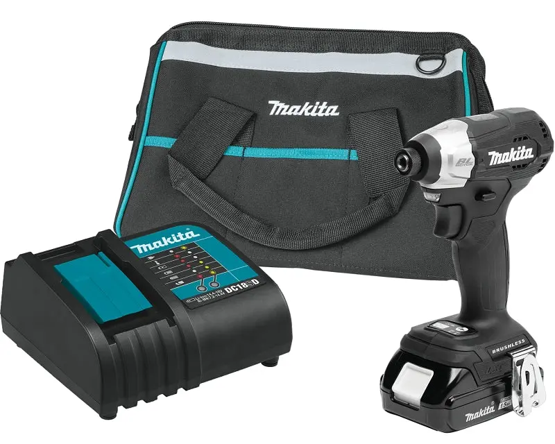 Makita Xdt18Sy1B 18V Lxt Sub-Compact Impact Driver Kit With 1.5Ah Battery And 1/4" Hex Drive 1
