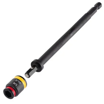 Malco Mshxlc C-Rhex® Cleanable Reversible Magnetic Hex Driver – 1/4″ & 5/16″ Sockets, 6″ Shaft 1