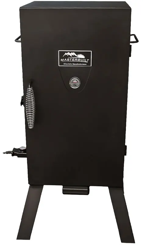 Masterbuilt Mb20070210 Analog Electric Smoker – 30-Inch Cooking Depth, Black Steel Construction 1
