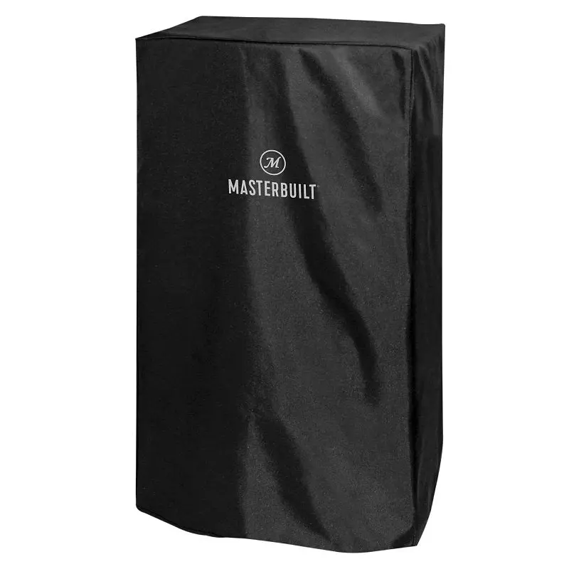 Masterbuilt Mb20080210 Smoker Cover – Durable Polyurethane, Black, Fits Standard Vertical Smokers (24.6" W × 16.9" D × 38.6" H) 1