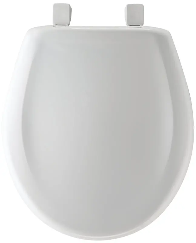 Mayfair 87Slow-000 Round Toilet Seat – 14-3/8" Width, Plastic, White Finish 1