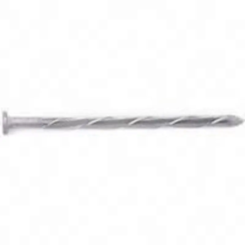 Maze Stormguard T4490S050 Spiral-Shank Deck Nails – 12D, 3-1/4", Galvanized Steel, 50 Lb Box 1