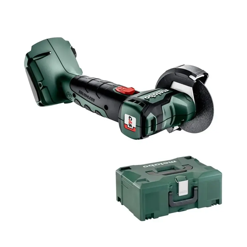 Metabo Cc 18 Ltx Bl Cordless Angle Grinder – 18V, 76Mm Disc, Black Edition Metaloc Case, No Battery, Clearance 1