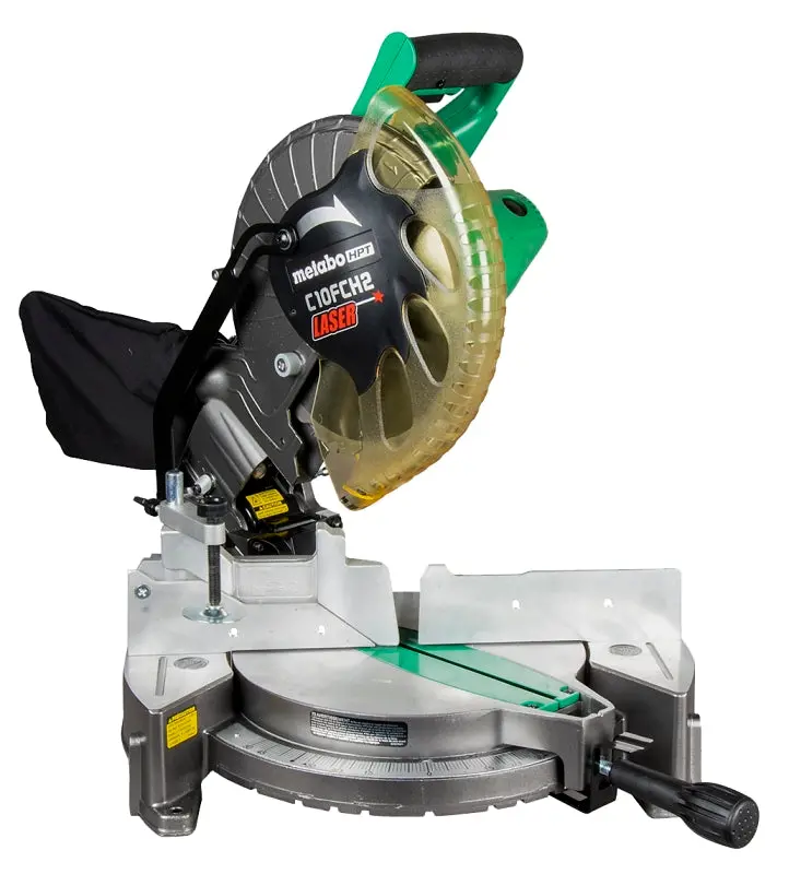 Metabo Hpt 10-Inch Laser-Guided Miter Saw – 5000 Rpm, 52° Max Miter, Precision Alignment System 1