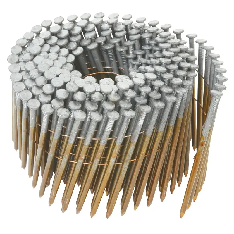 Metabo Hpt 10D Framing Nails – 3" Length, 15-Gauge, Bright Steel, Full Round Head, Smooth Shank 1