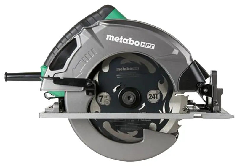 Metabo Hpt C7Sb3M 15A 7-1/4" Corded Circular Saw – 2-7/16" Depth At 90°, 1-7/8" At 45° 1