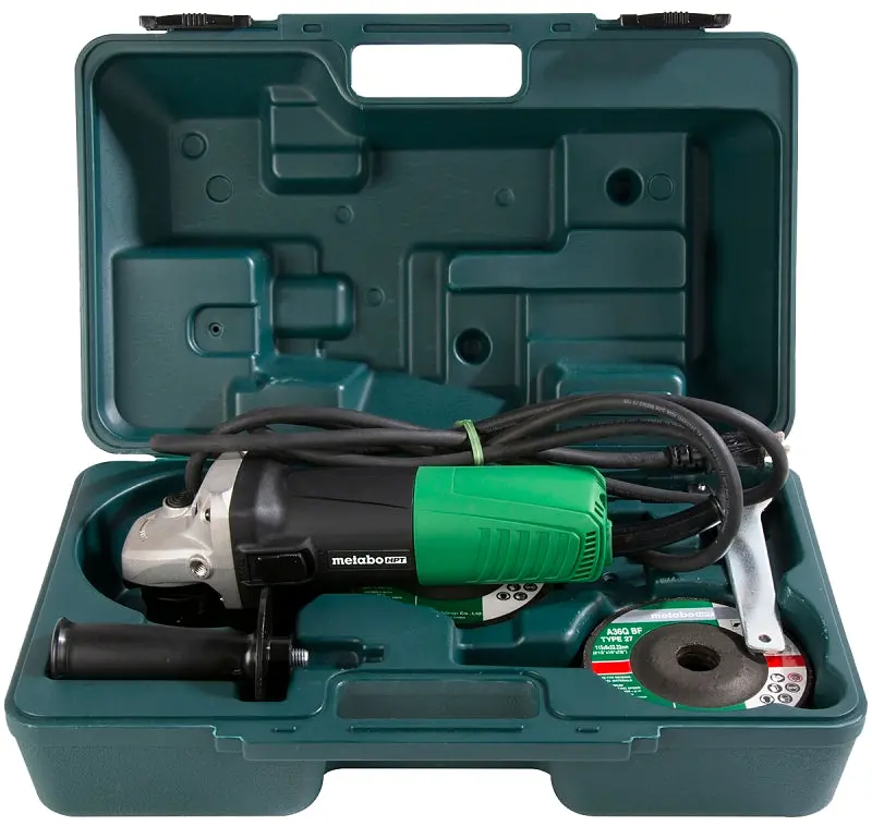 Metabo Hpt G12Sr4 Angle Grinder – 6.2A Slide-Switch Control, 4-1/2" Wheel, 10,000 Rpm, M14 Thread 1