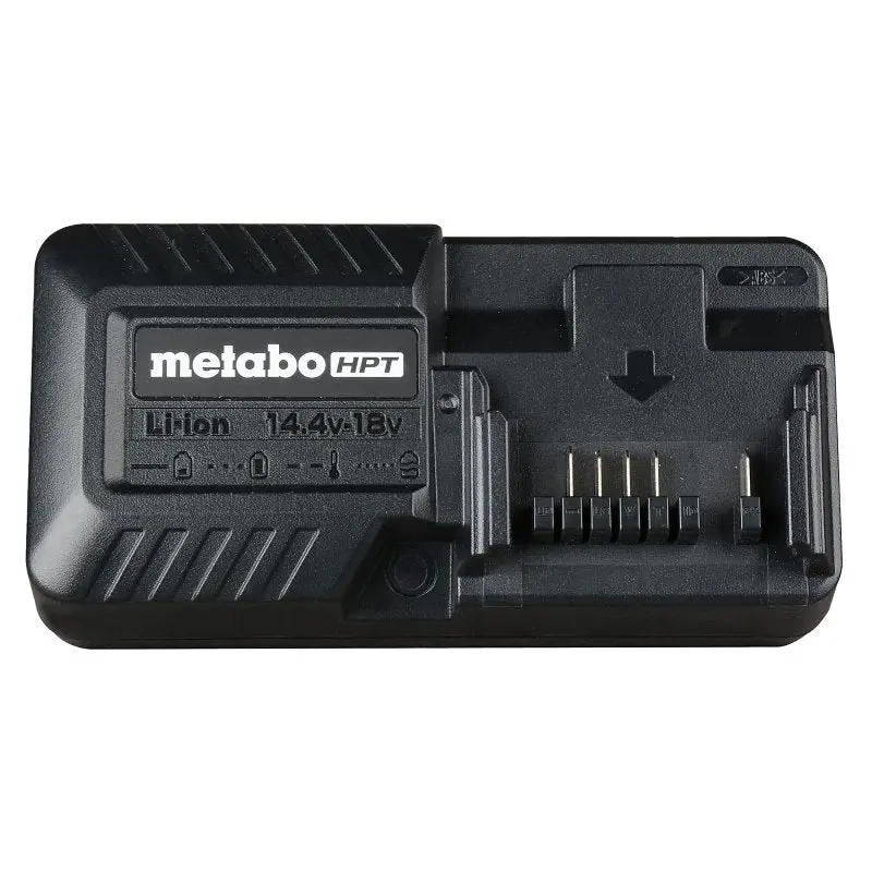 Metabo Hpt Uc18Ykslm Universal Slide Charger – Supports 14.4–18V Batteries, Adjustable Charge Times (40/90/180 Min) 1