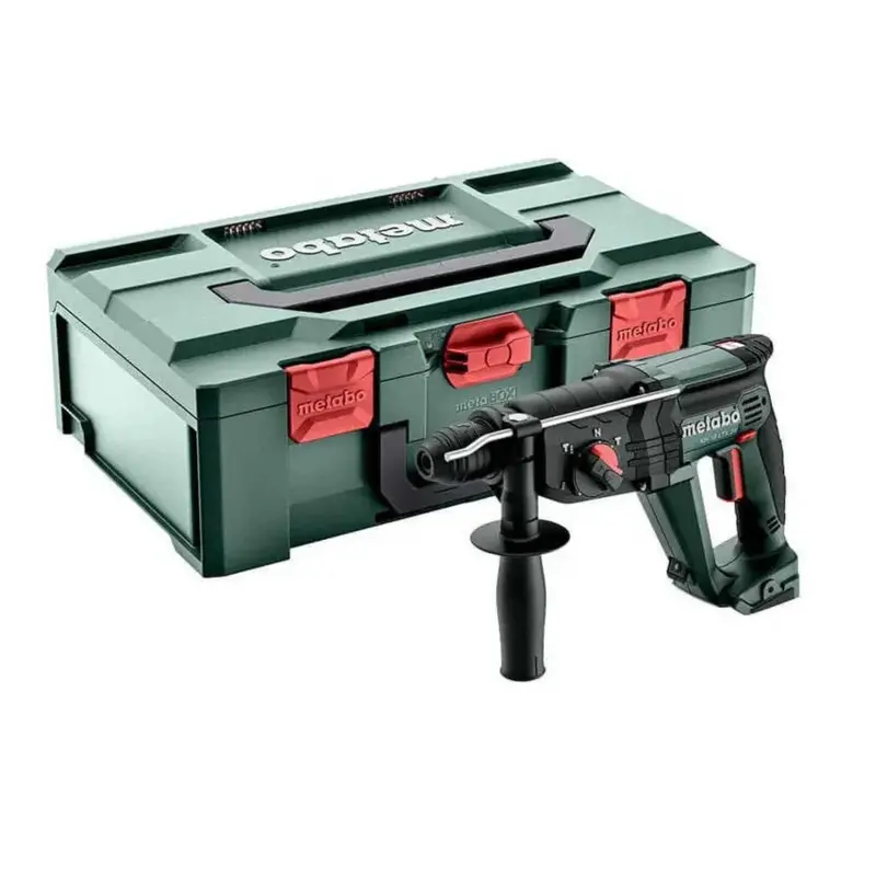 Metabo Kh 18 Ltx 24 Cordless Rotary Hammer – 18V, Sds-Plus, 2.1J, Metabox Carry Case, Battery Not Included, Clearance 1