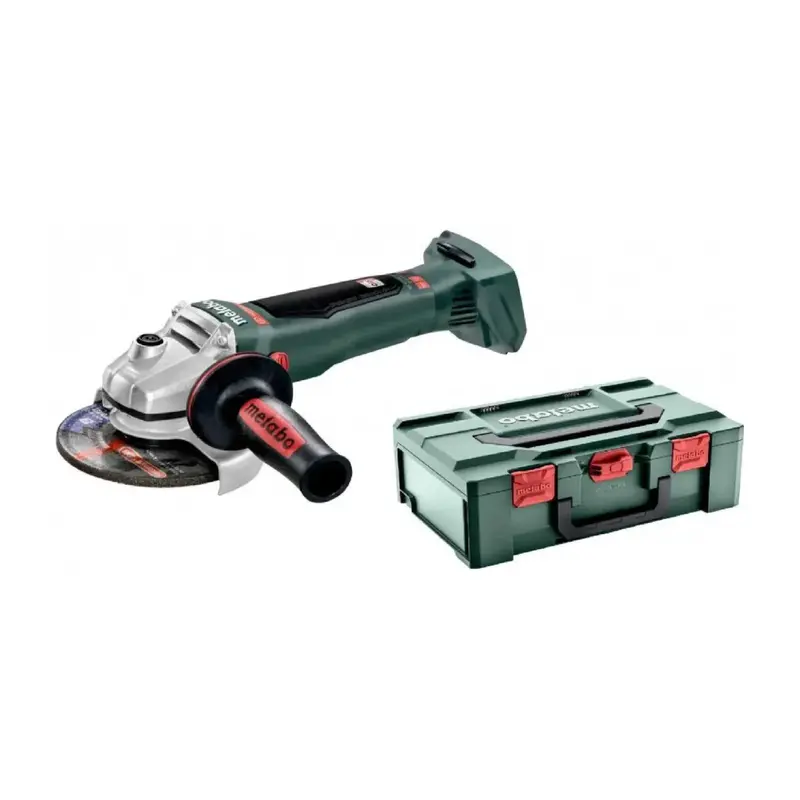 Metabo Wb 18 Ltx Bl 125 Quick Cordless Angle Grinder – 18V, 125Mm, Black Edition Metabox Case, Battery-Free, Clearance 1