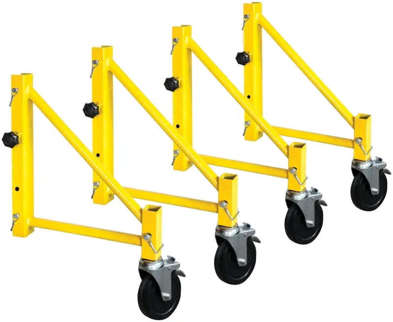 Metaltech Jobsite Series I-Ciso4Py Aluminum Outrigger Set – Modular Scaffold Accessory 1