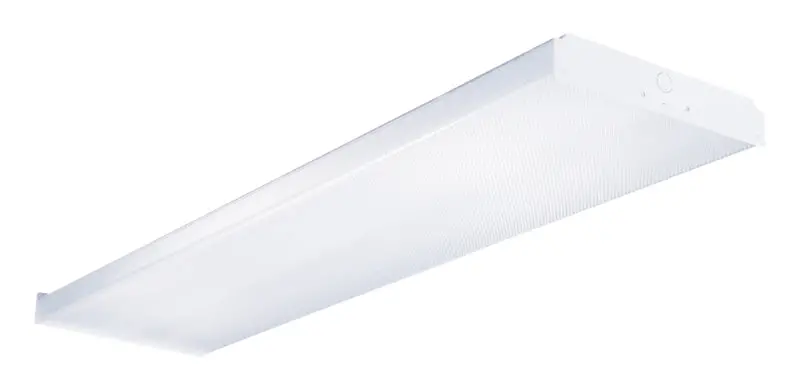 Metalux Ws232 Wraparound Led Fixture – 64W, Two-T8 Lamp Capacity, White Metal Housing, Bi-Pin Base 1