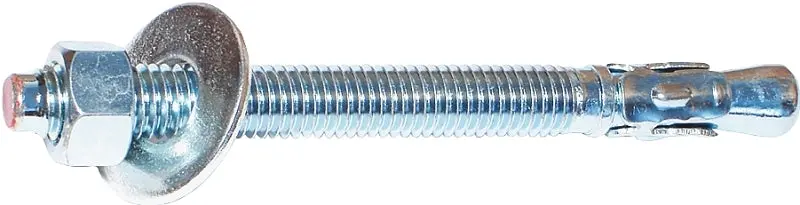 Midwest Fastener 04130 Zinc-Plated Concrete Wedge Anchor – 1/2" Diameter × 5.5" Length 1