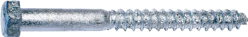 Midwest Fastener 05587 Galvanized Lag Screw – 3/8-Inch Thread, 6-Inch Overall Length, Grade 2 1