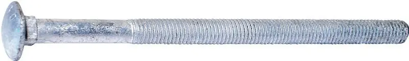 Midwest Fastener Grade 2 Carriage Bolt – 1/2"-13 X 8" Zinc-Plated Steel 1