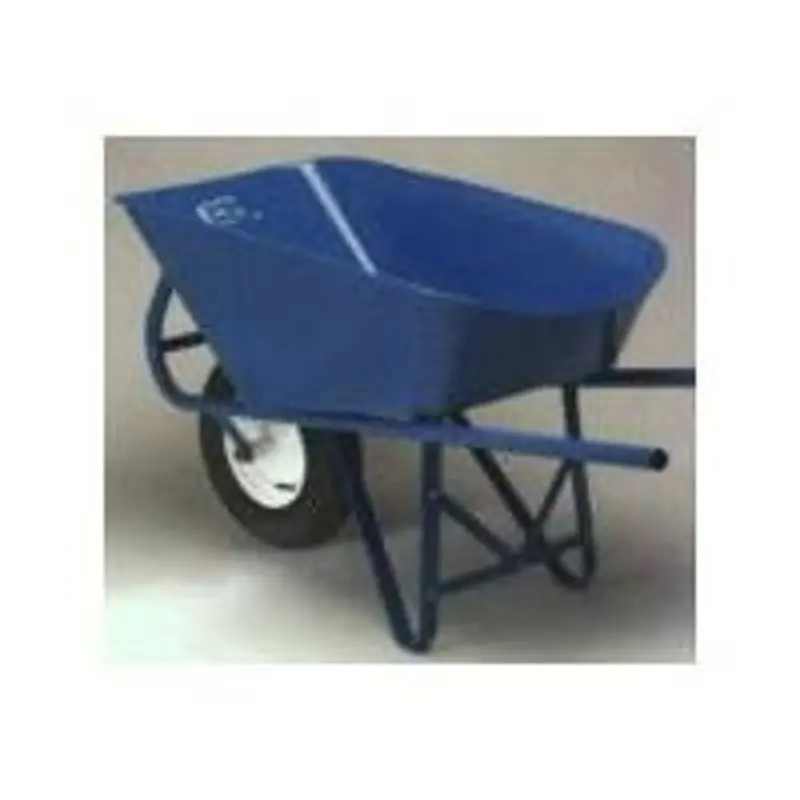 Miller Hd6 Heavy-Duty Steel Wheelbarrow – 6-Cubic-Foot Capacity, Single 8-Inch Wheel 1