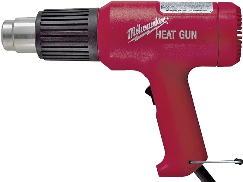 Milwaukee Dual-Temperature Heat Gun – 570–1000°F Range, 15 Cfm Airflow, 11.6 Amp 1