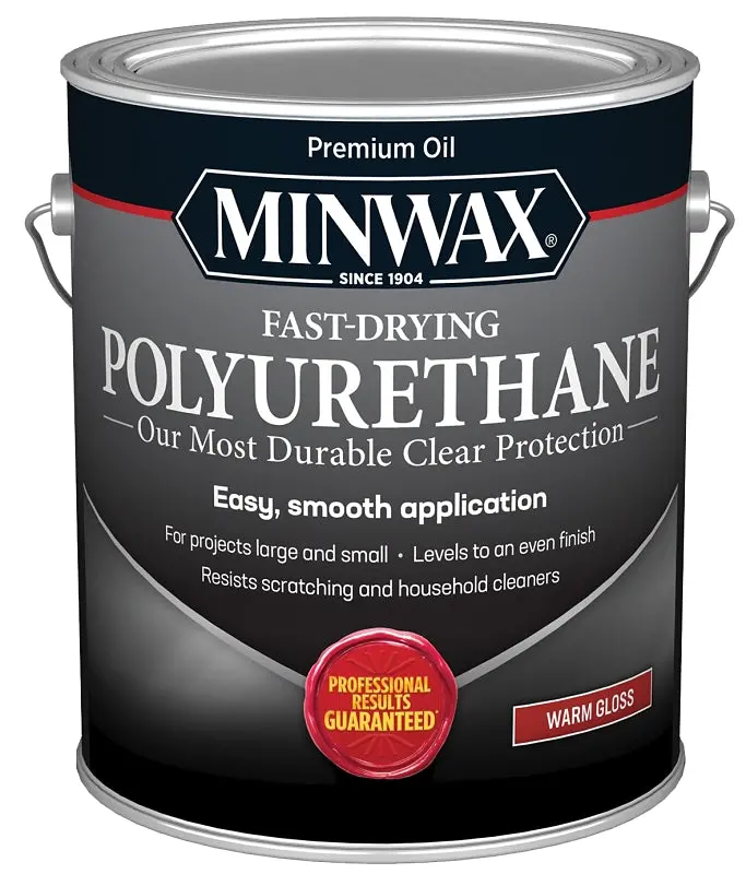 Minwax 319110000 Semi-Gloss Clear Polyurethane – 2.5-Gallon Can, Premium Wood Finish 1