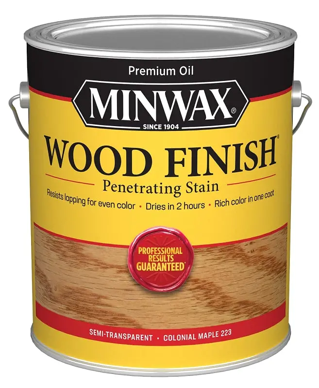 Minwax 71005000 Colonial Maple Oil-Based Wood Stain – 1-Gallon Can 1