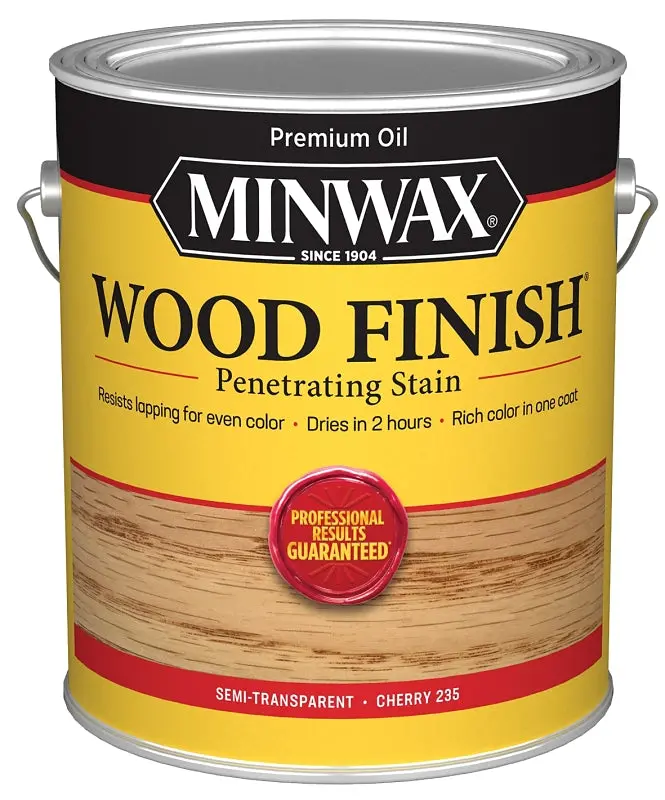 Minwax 71009000 Oil-Based Cherry Wood Stain – 1-Gallon Liquid Formula 1