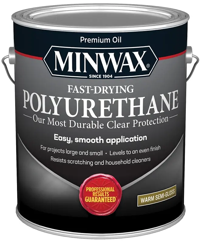 Minwax 71029000 Fast-Drying Oil-Based Polyurethane – Semi-Gloss, 1-Gallon Can 1