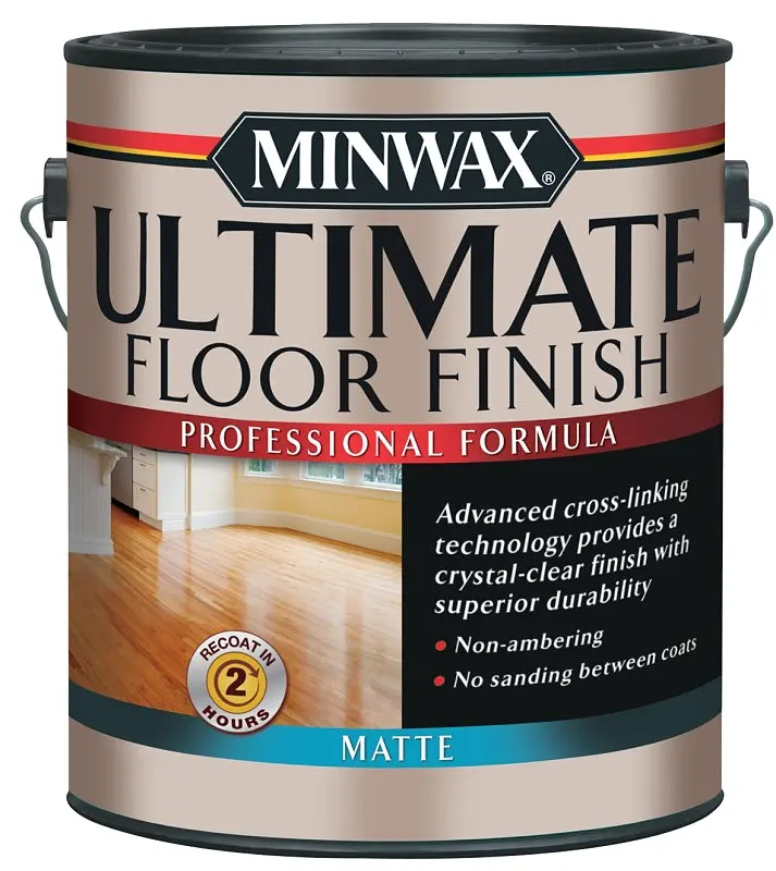 Minwax Ultimate Floor Finish – Matte Water-Based Polyurethane, 1-Gallon Container 1