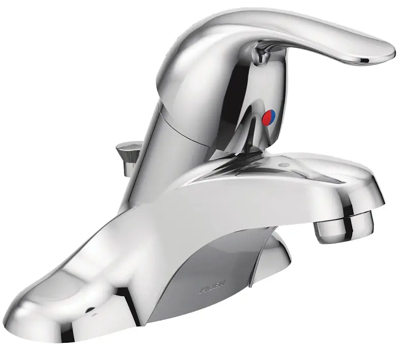 Moen Adler Ws84503 Bathroom Faucet – 1-Handle, 1.2 Gpm, Chrome-Plated Metal, Low-Arc Spout 1
