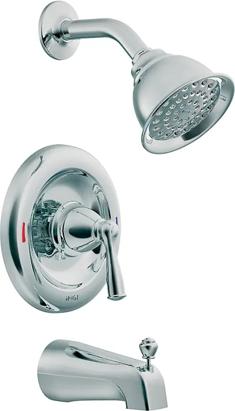 Moen Banbury 82910 Tub & Shower Faucet – Single-Handle System With 1.75 Gpm Showerhead And Diverter Spout 1