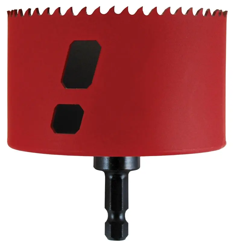 Morse Mhsa64C High-Speed Steel Hole Saw – 4" Diameter, 1-15/16" Cutting Depth, 4/6 Tpi, Includes Arbor 1