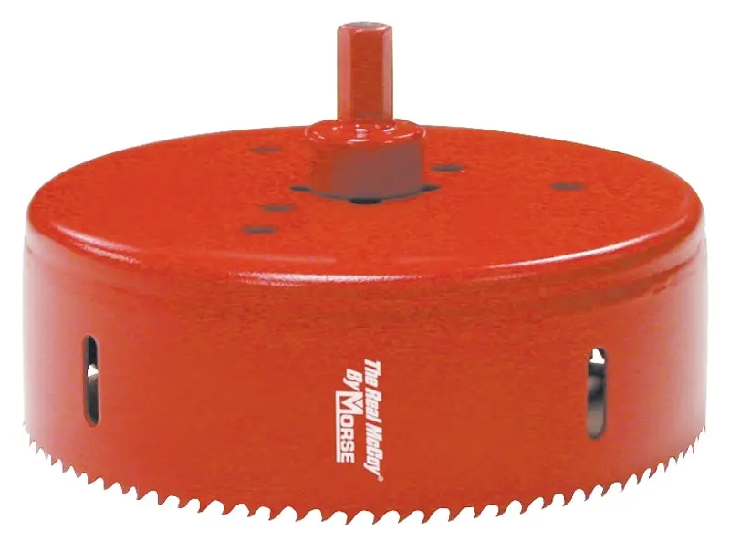 Morse Real Mccoy Ta66 Hole Saw Kit – 4-1/8" Diameter, Hss Blade, 4/6 Tpi, Includes Arbor 1
