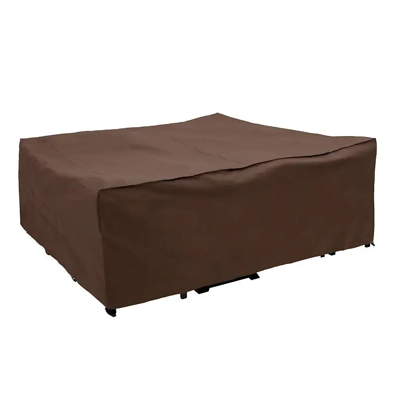 Mr. Bar-B-Q 07843Bb Premium Polyethylene Patio Cover – 120 In × 90 In × 40 In, Brown Uv-Resistant 1