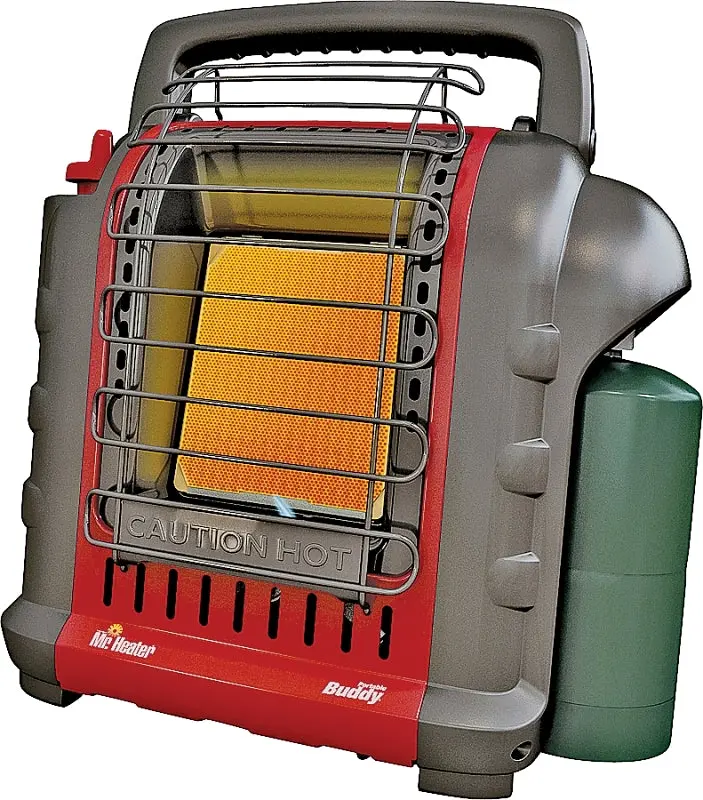 Mr. Heater F232050 Portable Buddy Propane Heater – 4,000–9,000 Btu, Compact 15" Wide Design 1