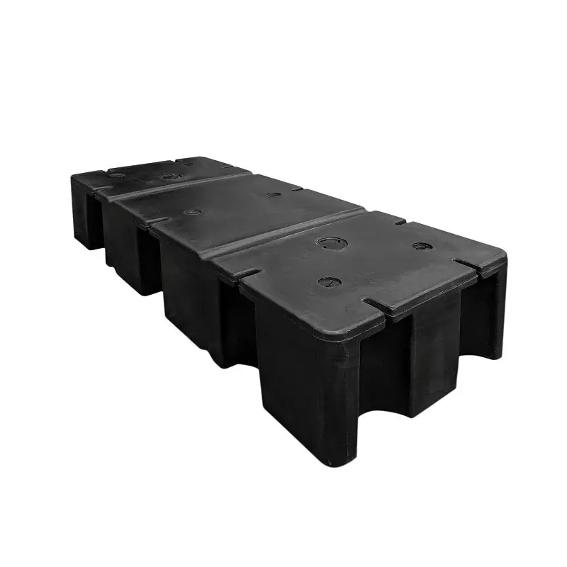 Multinautic 14122 Dock Float – 24" × 60" × 16", Rotomolded Polyethylene, Uv-Resistant Black 1