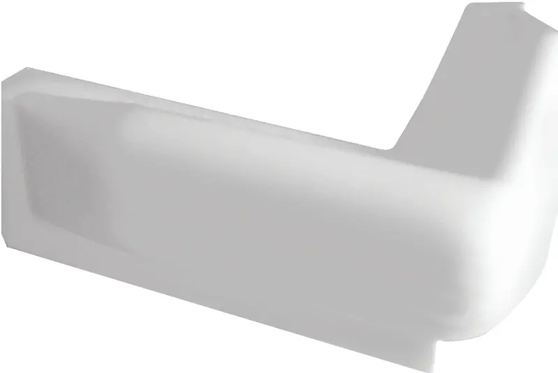Multinautic 15003 Pvc Corner Bumper – 10" × 10", White Protective Guard For Marine Or Industrial Use 1