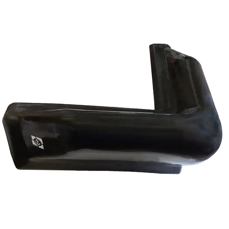 Multinautic 15053 Pvc Corner Bumper Guard – 10" Width, Flexible Black Impact Protection For Boats, Docks & Marine Surfaces 1
