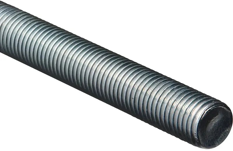 National Hardware 179663 Zinc-Plated Threaded Rod – 72-Inch Length, 1-8 Unc Coarse Thread, Grade A Steel 1