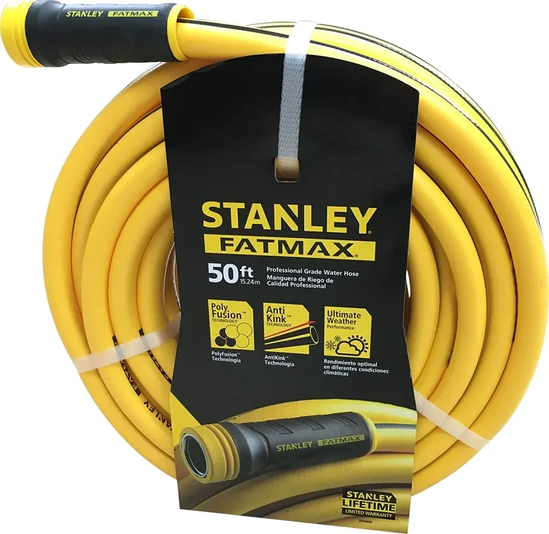 National Hardware Fatmax Yellow Water Hose – 50 Ft, Durable Polymer Construction 1