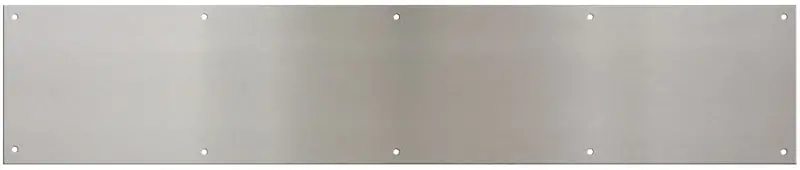 National Hardware Kick Plate – 34" X 8", Satin Nickel Finish, Commercial-Grade Steel 1