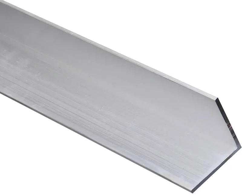 National Hardware N258-400 Aluminum Angle Stock – 2-Inch Leg × 96-Inch Length × 1/8-Inch Thickness, Mill Finish 1