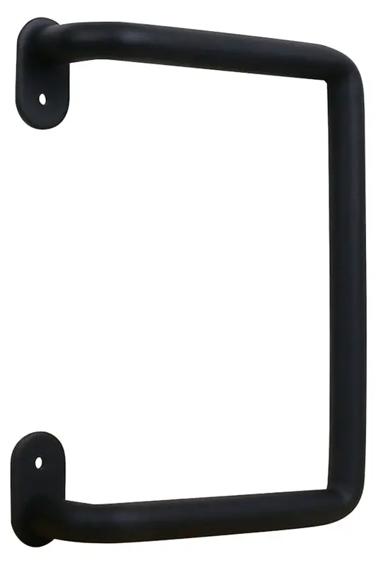 National Hardware N700-103 Matte Black Troy Cabinet Pull – 8-Inch Center-To-Center, Durable Steel Construction 1