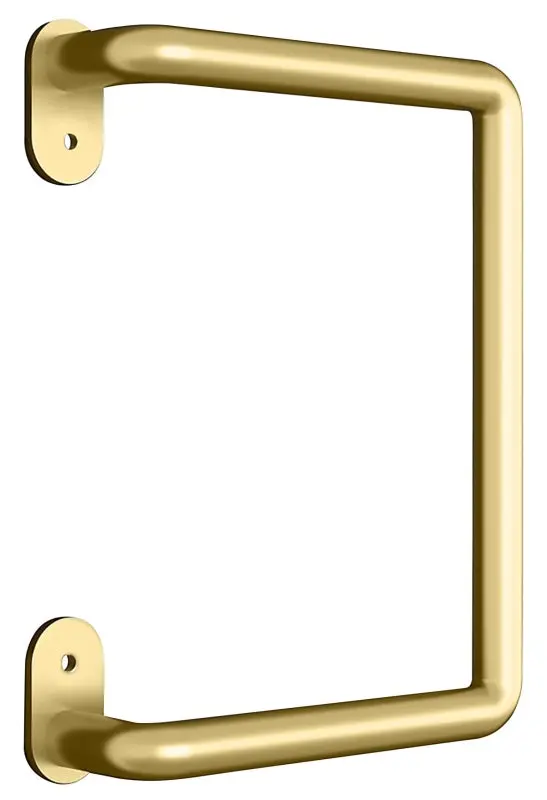 National Hardware Troy Cabinet Pull – 8" Brushed Gold Steel Handle 1
